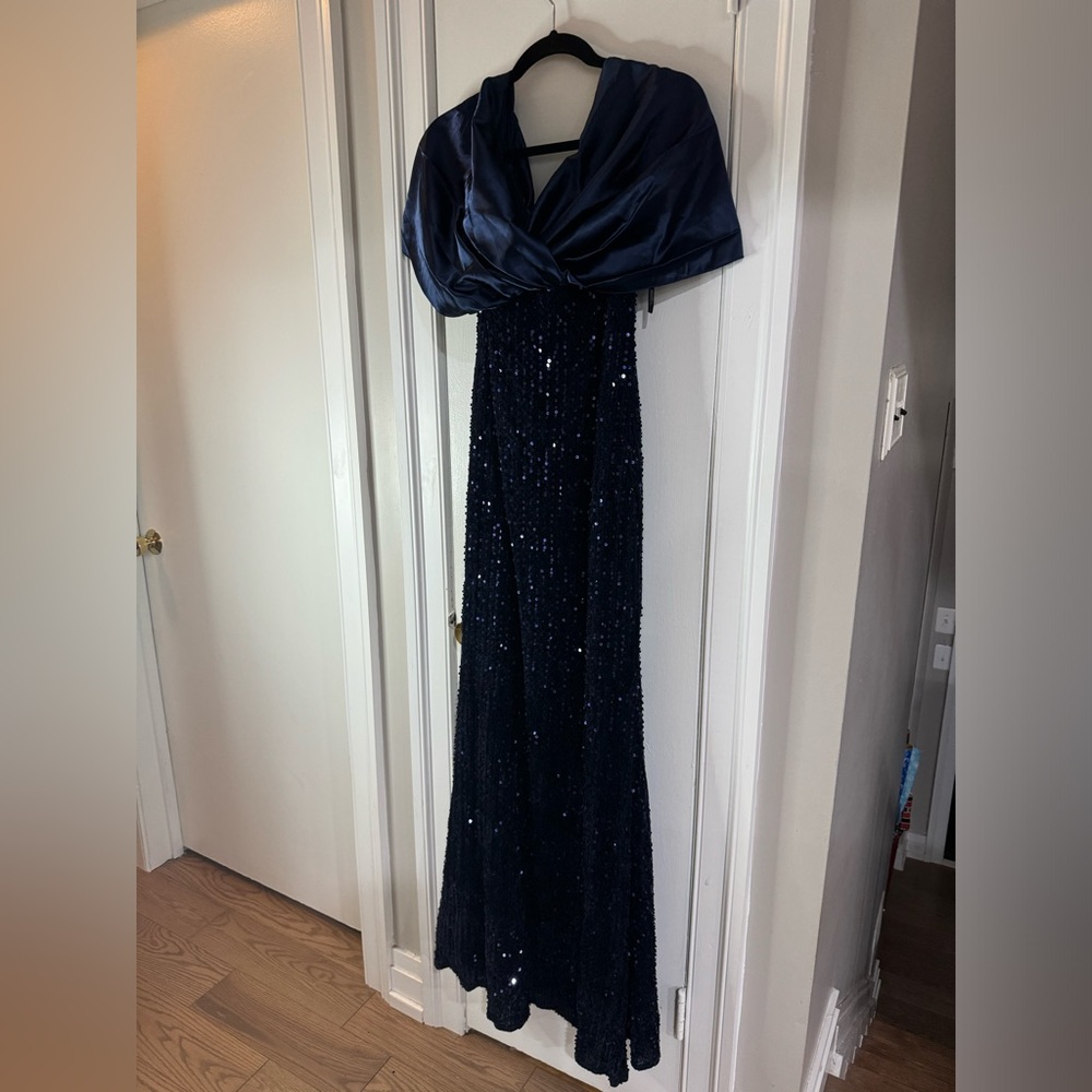 #JUSTIN NYE Gown Dress Holiday Event/Party Dress Size XL Excellent Condition